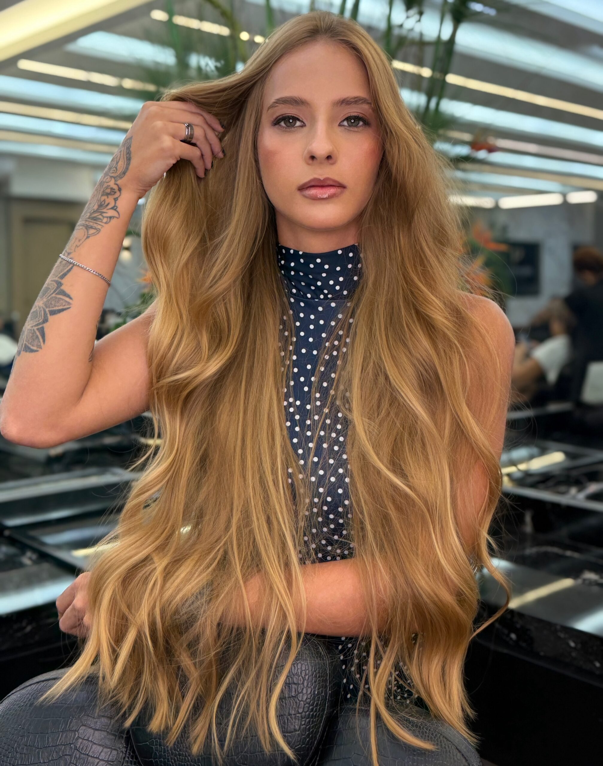 Mechas Loiro Escuro